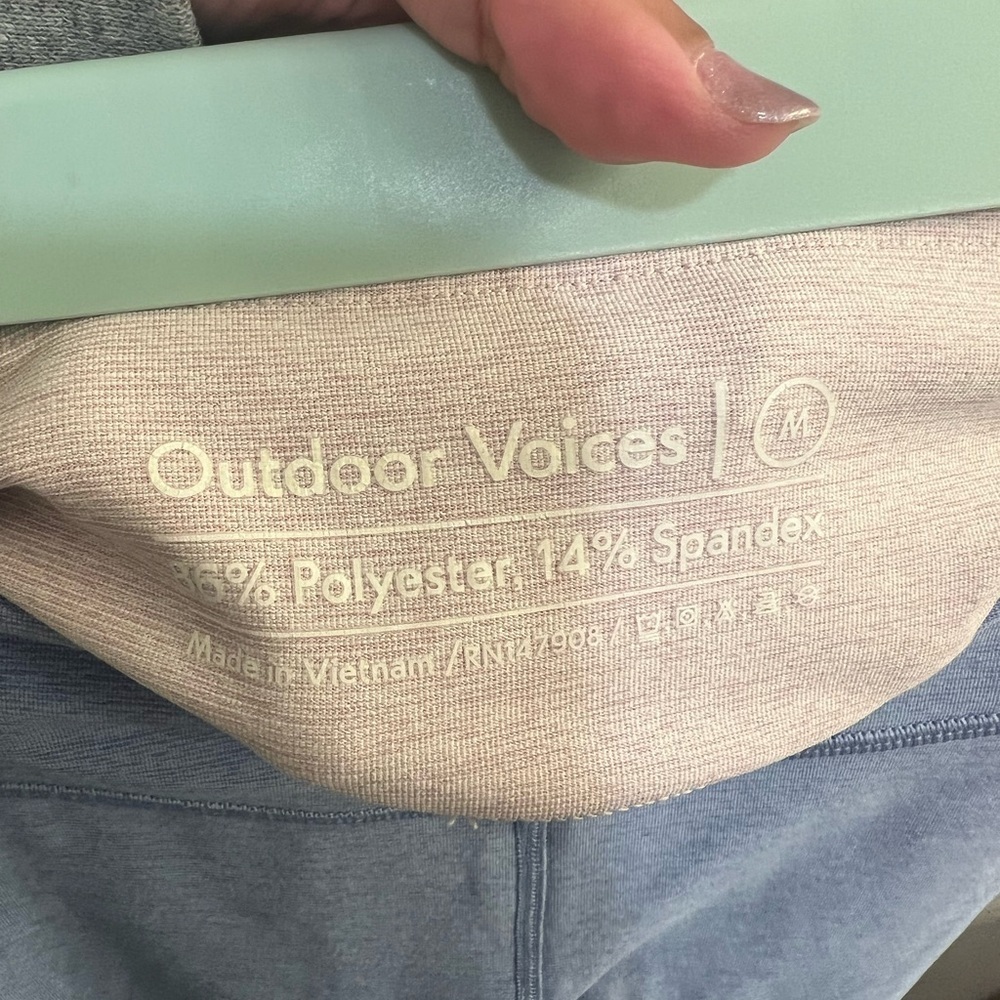 Outdoor Voices Spring 7/8 Leggings M - Picture 3 of 3
